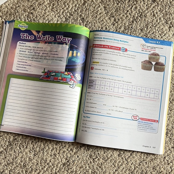 Go Math! 4th Grade, Volume 1 - Picture 10 of 11